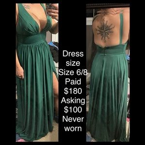 Beautiful brides maids dress. Or prom dress. Never worn. Very comfortable